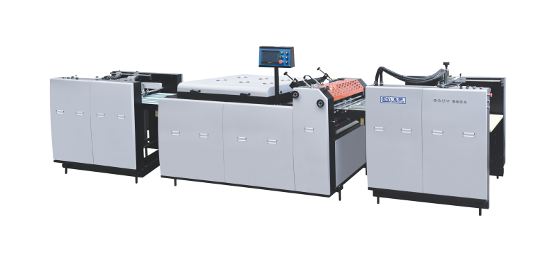 SGUV-660/760A Automatic UV Machina Coating Solves Typographia Problematum Industry